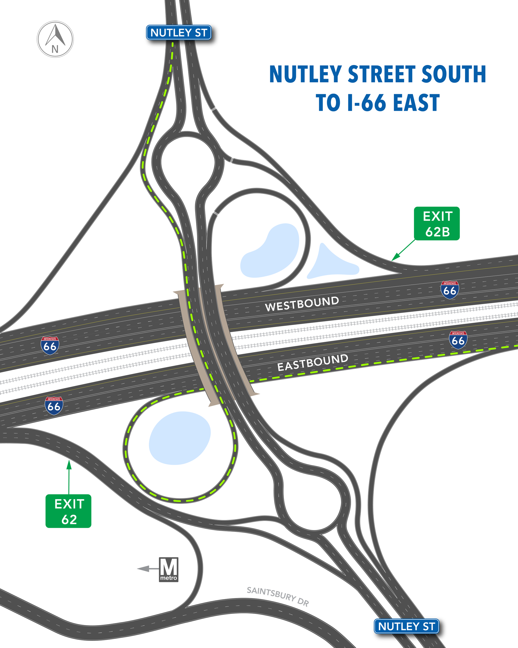 VA-243S to I-66E Bypass Lane